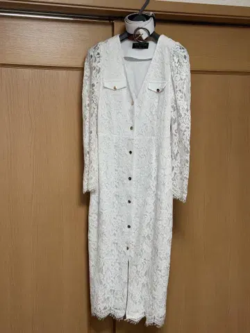 리틀 미스트리스 레이스 무릎 기장 원피스 (벨트 포함) UK8