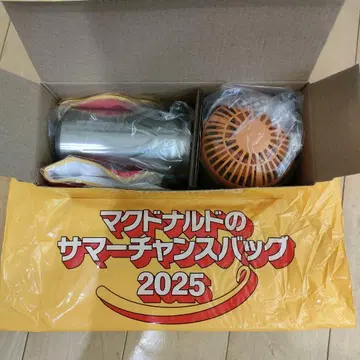 [미사용 새상품] 맥도날드 썸머 찬스 백 2025 굿즈만 4점