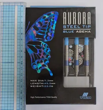 AURORA STEEL TIP BLUE AGEHA 다트