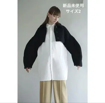 클레인 라운드 소매 짧은 재킷
