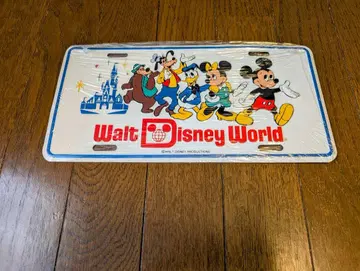 미개봉 새상품 DISNEY 월드 빈티지 번호판