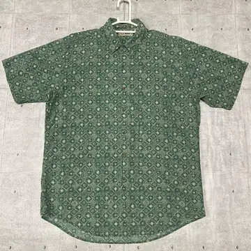 80년대 90년대 L.L.Bean 올 패턴 코튼 셔츠 엘엘빈