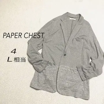 PAPER CHEST 캐주얼 자켓 코튼 그레이 4 L 상당