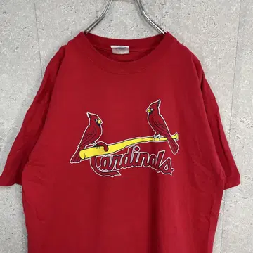 마제스틱 세인트루이스 카디널스 MLB 팀 로고 티셔츠 2XL