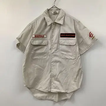 ERIC CLAPTON Japan tour 반팔 워크 셔츠 와펜