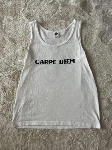 CARPE DIEM 탱크탑 사이즈 XL 화이트