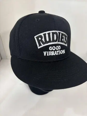 RUDIES 블랙캡 GOOD VIBRATION