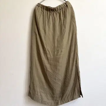 미라 오웬 롱 스커트 올리브 1 슬릿