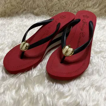 Juicy Couture 플립플랍 빨검 스트라이프
