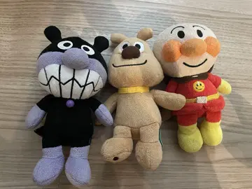 호빵맨 봉제 인형 세트 약 20cm 치즈 새상품급