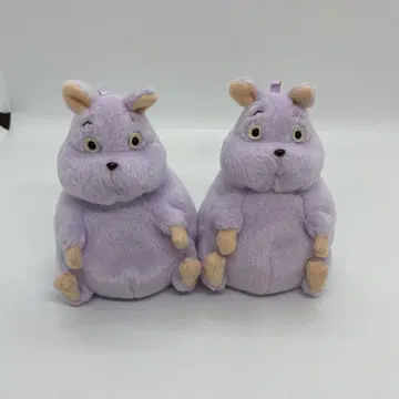 센과 치히로의 행방불명 아기 쥐 봉제 인형 마스코트 2개 세트