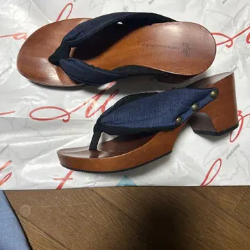 mizutori 세련된 힐 일본 나막신 M 사이즈