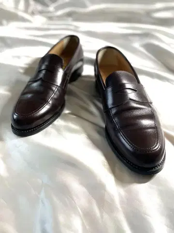 새상품급 스카치 그레인 26cm VENTO 로퍼 다크 브라운