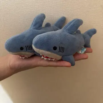 상어 봉제 인형 클립