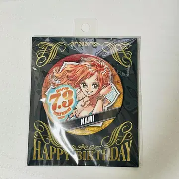 원피스 생일 캔뱃지 점프샵 2020년 한정 나미