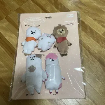 BT21 RJ 진 패밀리 마스코트 세트