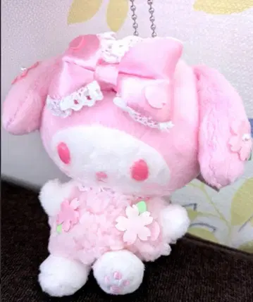 Sanrio 마이멜로디 벚꽃 시리즈 마스코트 사쿠라 미사용 새상품
