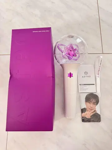 ASTRO 공식 응원봉 Ver.3 포토 카드 포함
