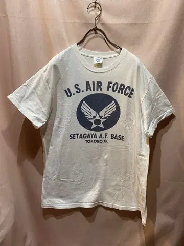 U.S. AIR FORCE A.F. BASE 티셔츠 세타가야 베이스 L