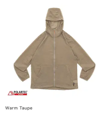 Alpha Full Zip Hoodie Warm Taupe men's L