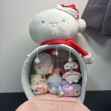 스미코구라시 크리스마스 봉제 인형 눈사람 하우스