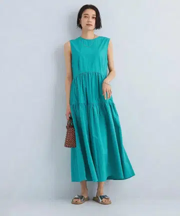 유나이티드 애로우즈 그린 라벨 티어드 원피스