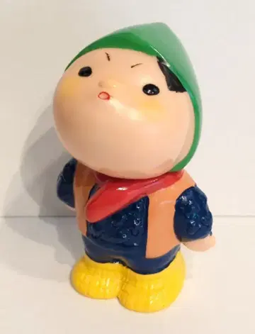 이와테 은행 저금통 간짱 그린 두건 100mm