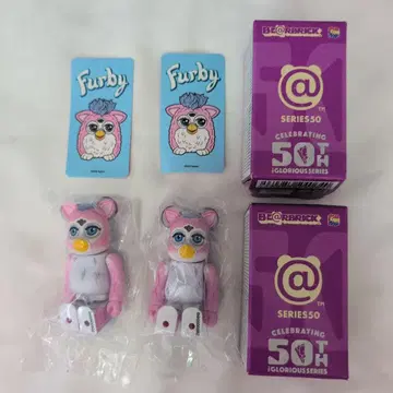 최신작 베어브릭 시리즈 50 Furby Bearbrick 2개 세트