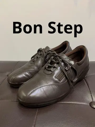 Bon Step 본 스텝 가죽 스니커즈 23.5cm