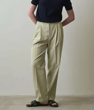 스티븐 앨런 프론트 턱 트라우저