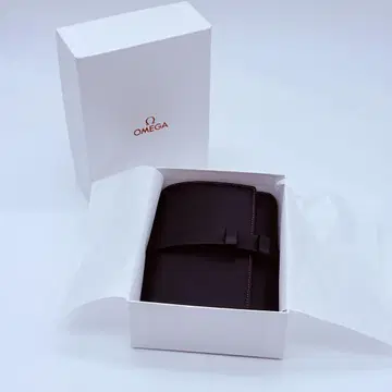 새상품 미사용 OMEGA 시계 클리너 세트 가죽 케이스