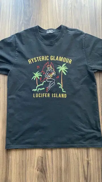 HYSTERIC GLAMOUR 루시퍼 아일랜드 티셔츠 L