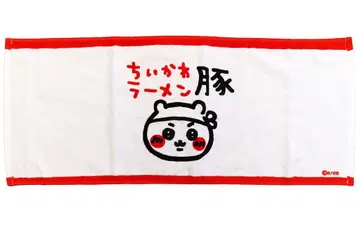 치이카와 라멘 돼지 페이스 타월
