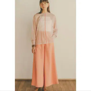 클라네 GEORGETTE LOOSE WIDE PANTS