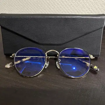 Zoff CLASSIC 메탈 도수 없음 블루라이트 차단 50% 렌즈 포함