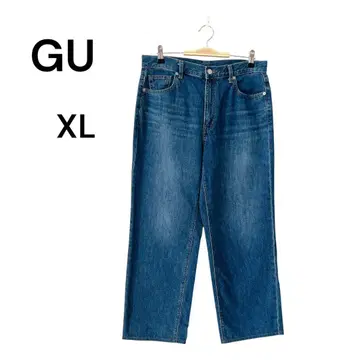 GU 지유 데님 청바지 XL 블루 [새상품급] 면 100%