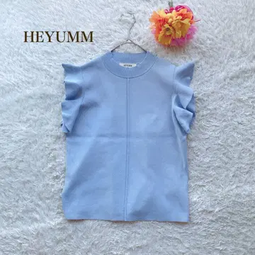 헤윰 [S] 슬리브리스 탑 프릴 심플
