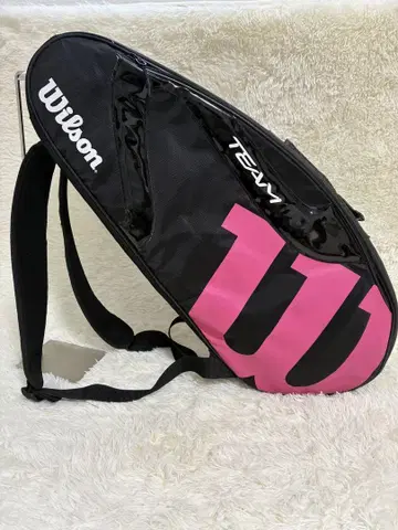 윌슨 윌슨 라켓 백 블랙 핑크
