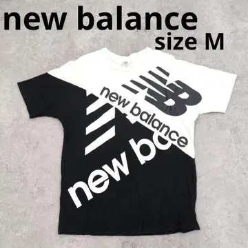 243 new balance 티셔츠 M 화이트/블랙