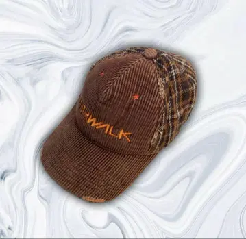 AIRWALK 캡 코듀로이 체크 무늬 그런지 별 y2k 00s