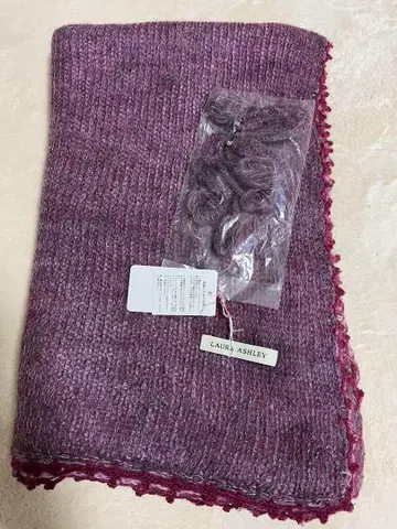 미사용 새상품 LAURA ASHLEY 스톨 머플러 모헤어