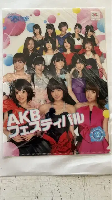 AKB48 클리어 파일 미개봉 새상품 3부터 8매째 12매
