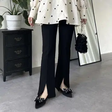 prose veres 프론트 슬릿 슈퍼 스트레치 팬츠 -3kg 팬츠