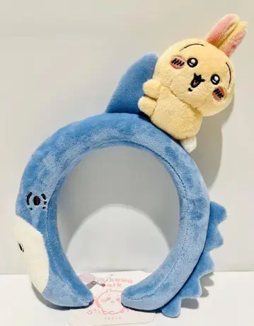 토끼 만보 봉제 인형 머리띠 치이카와 (먼작귀)