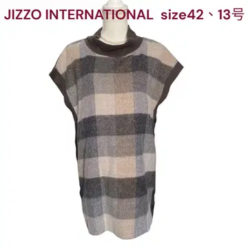 새상품급 JIZZO INTERNATIONAL 울 블렌드 니트 튜닉