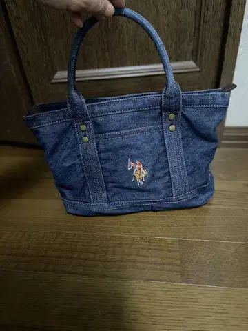 US POLO ASSN. 데님 토트백