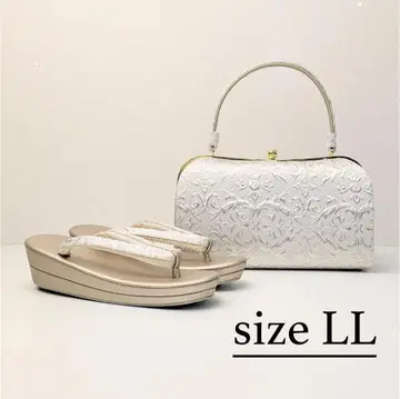 일본 의류 조리 백 세트 포멀 오비 원단 LL 사이즈 kz4