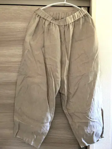 오로네 벌룬 팬츠 베이지 린넨