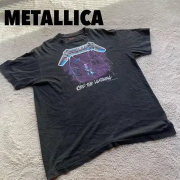 METALLICA 메탈리카 티셔츠 반 티 싱글 스티치 USA제
