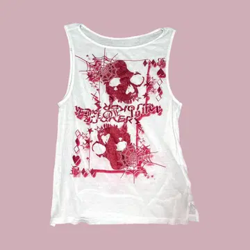 Vintage skull tank top